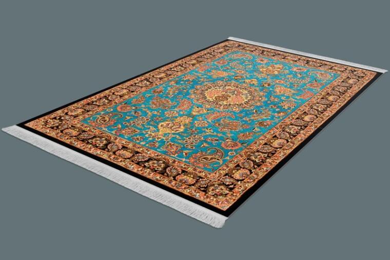 فرش طرح ابریشم