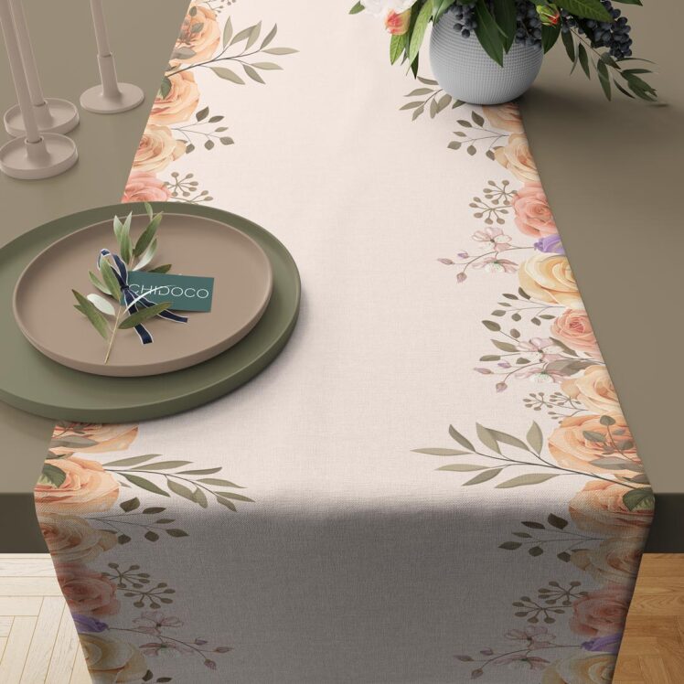 رومیزی مخمل