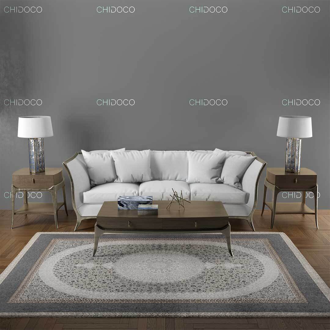 فرش کرمی و مشکی