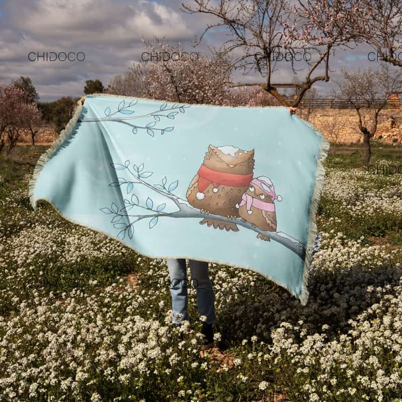  شال مبل آبی 