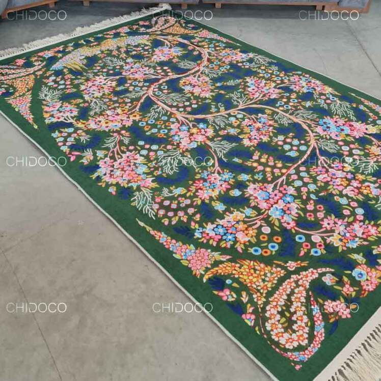 فرش ابریشم 