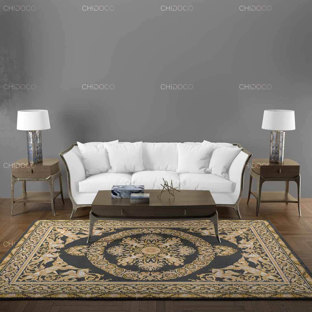 فرش ابریشم کلاسیک