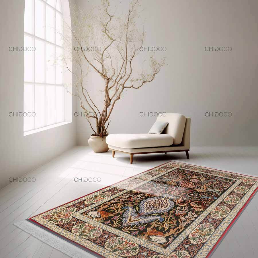 فرش ابریشم سنتی