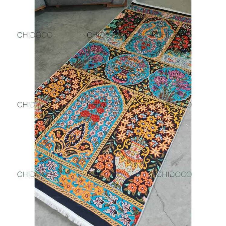 فرش ابریشم 