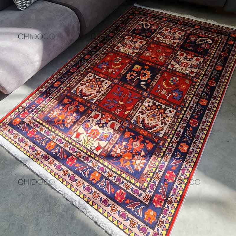 فرش ابریشم لاکی