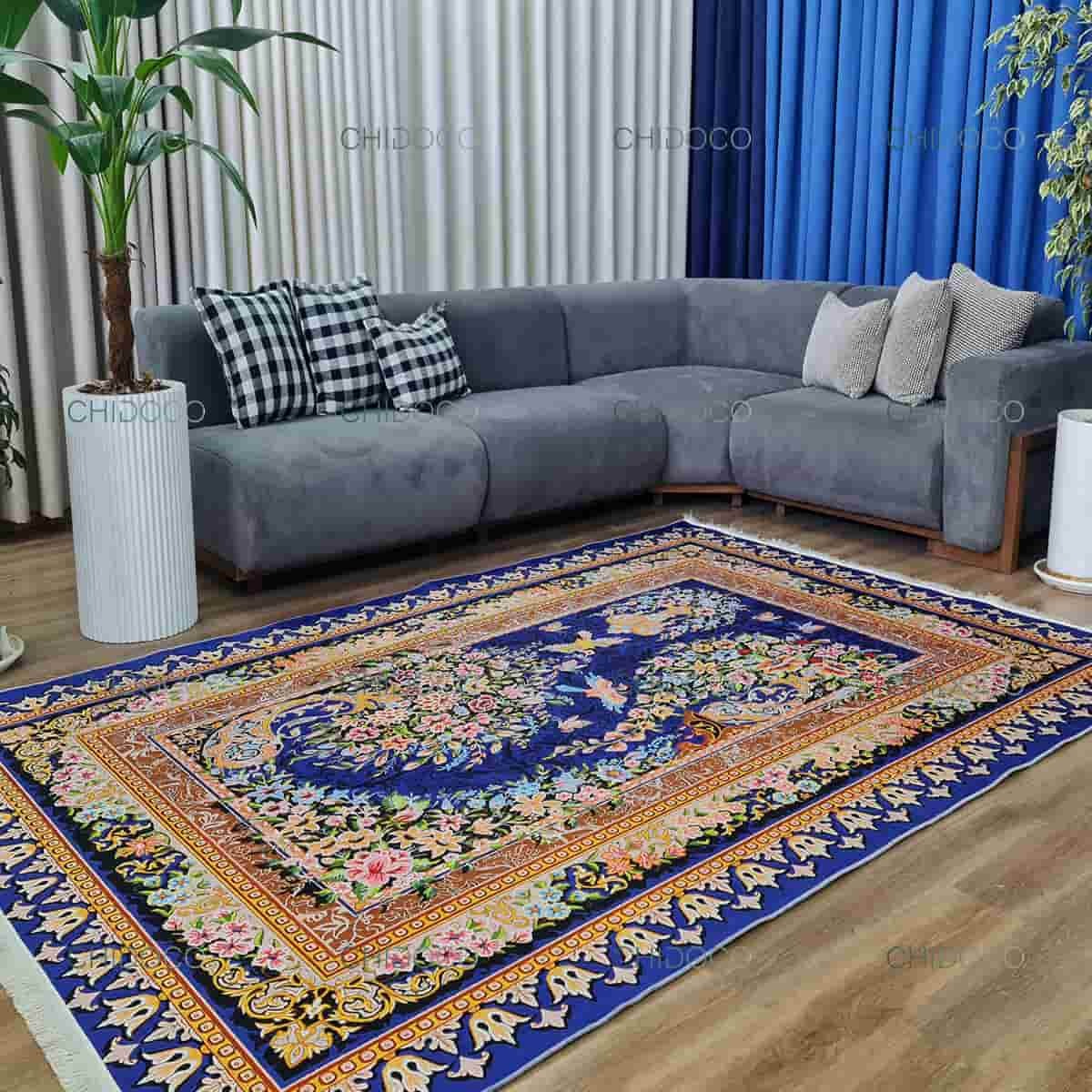  فرش طرج ابریشم 