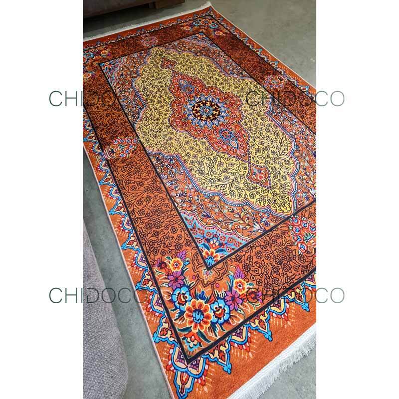 فرش ابریشم فانتزی