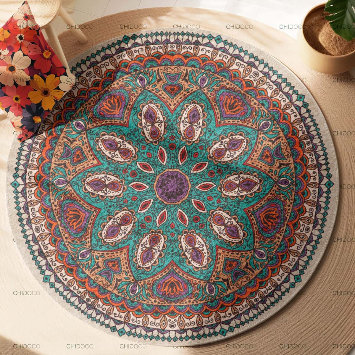 فرش دایره بزرگ