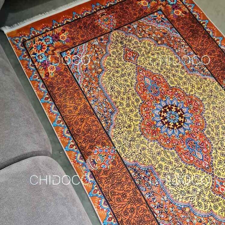 فرش ابریشم 
