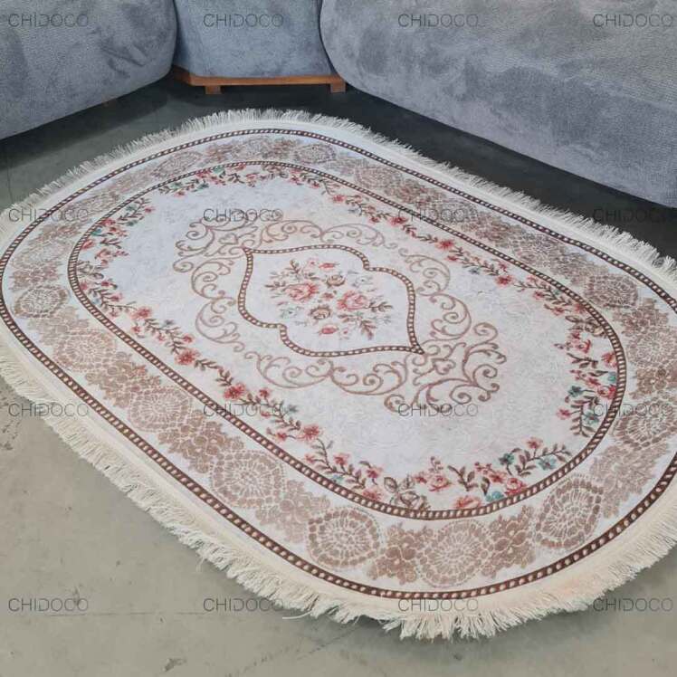 فرش بیضی