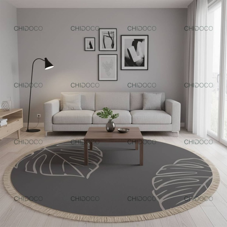 فرش دایره مینیمال