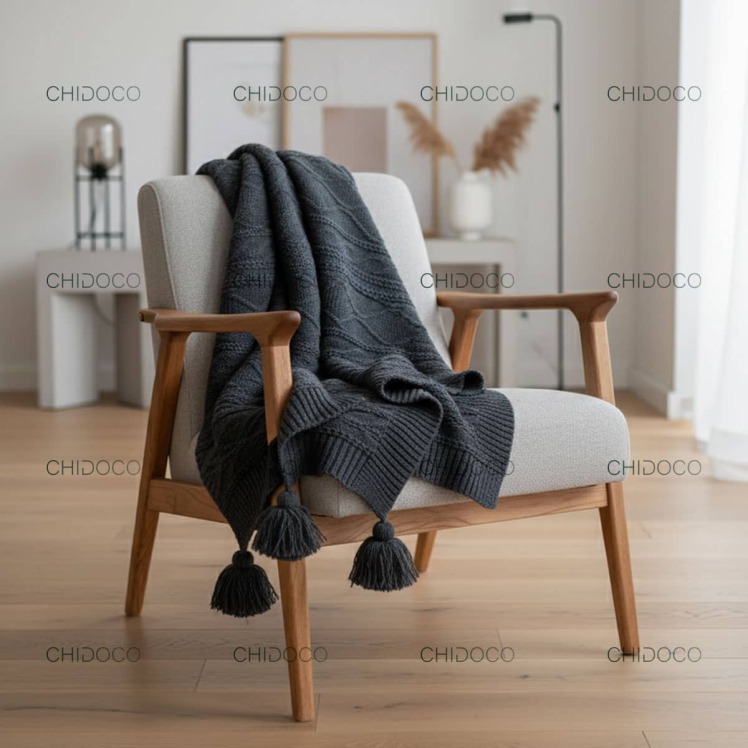 شال مبل بافتنی